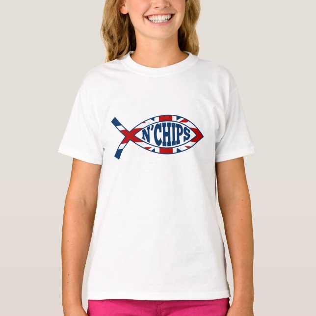Camiseta O peixe N lasca o t-shirt (Frente)