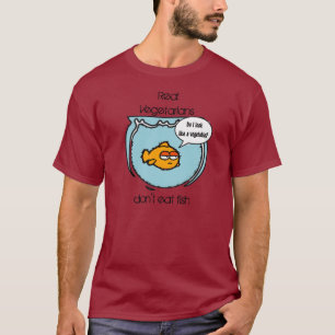 Camiseta O peixe não é t-shirt da obscuridade do
