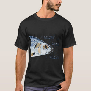 Camiseta O peixe observa você e diz glub glub glub