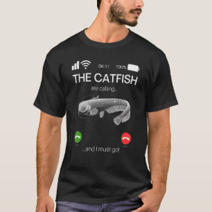 Camiseta O Peixe-Peixe Está A Chamar E Tenho De Ir Pescar