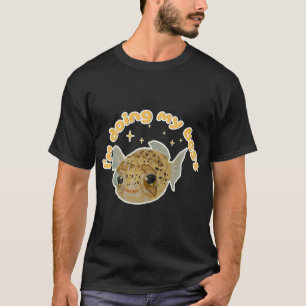 Camiseta O peixe-porco-espinho Pipoca está fazendo o seu me