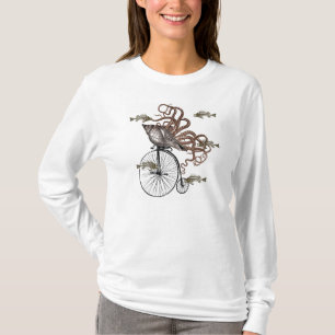 Camiseta O peixe precisa uma bicicleta