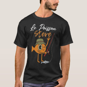 Camiseta o peixe steve Funny Fishing Pescador