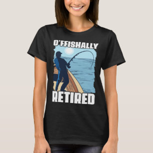 Camiseta O peixeiramente Aposentado Pescador Aposentar Pens