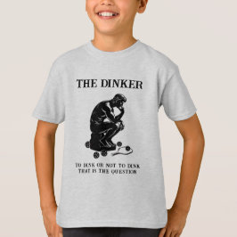 Camiseta O Pensador Do Dinker Personalizou O Jogador Engraç