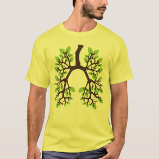 Camiseta O pense verde respira o verde