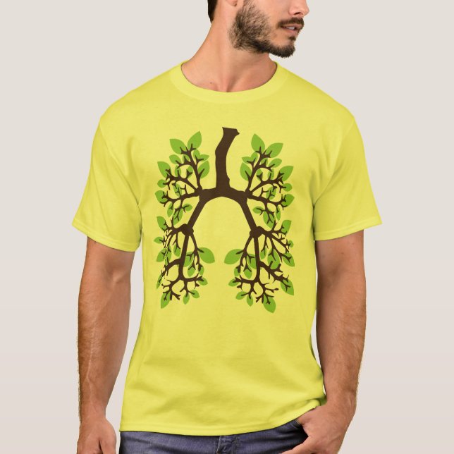 Camiseta O pense verde respira o verde (Frente)
