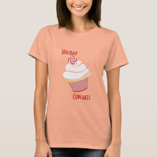 Camiseta O Peppermint cobriu o cupcake