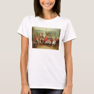 Camiseta O pequeno almoço da caça, o Salão do solteiro,