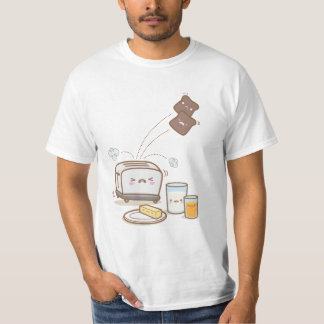 Camiseta O pequeno almoço é arruinado