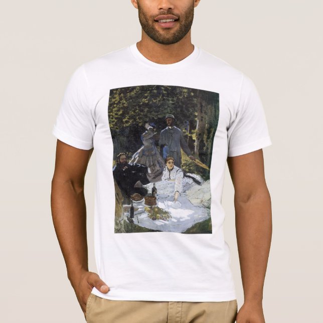 Camiseta O Pequeno Almoço Sobre a Relva (Frente)