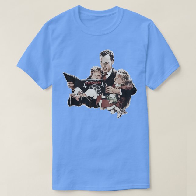 Camiseta O Pequeno Livro do Satanismo (Frente do Design)