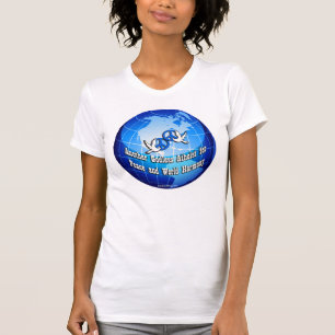 Camiseta O pequeno t-shirt de umas outras mulheres ateus