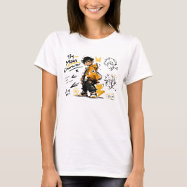 Camiseta O Personagem Principal Anime Estilo Arte Legal