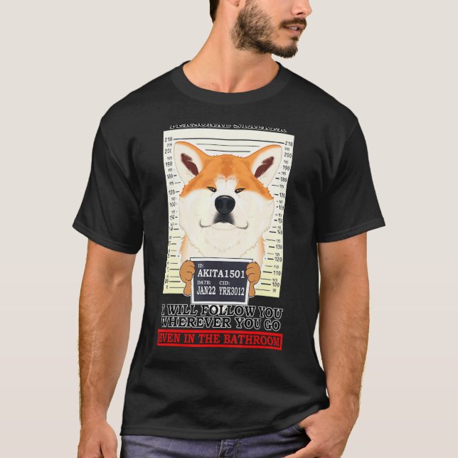 Camiseta O Personal Stalker Segui-Lo Onde Quer Que Vá (Frente)