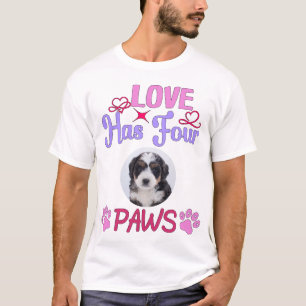 Camiseta O personalizado Photo Love tem quatro Dias de os n