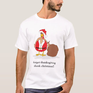 Camiseta o peru do Natal, esquece a acção de graças