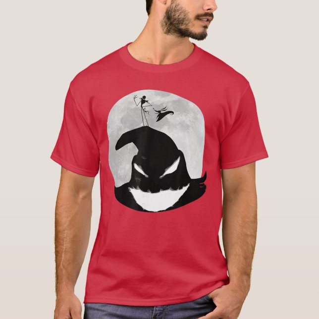 Camiseta O Pesadelo Antes do Natal Oogie Boogie Lua v (Frente)