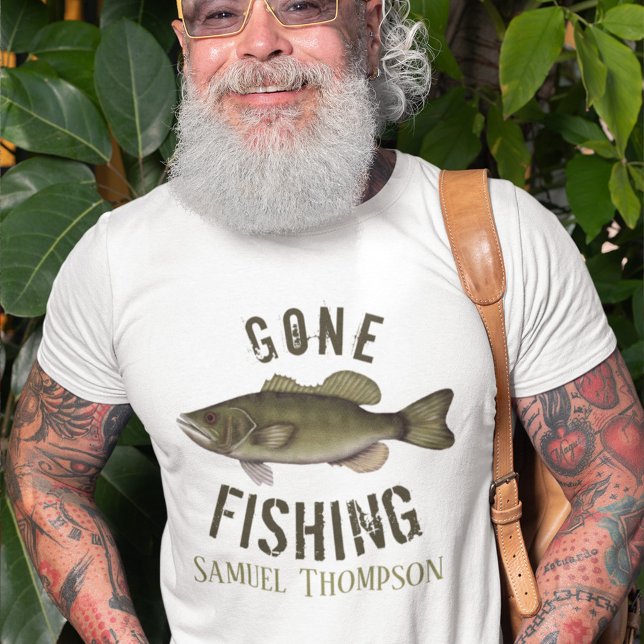 Camiseta O Pescador De Pesca Foi Personalizado Para Ele (Criador carregado)