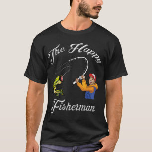Camiseta O pescador feliz