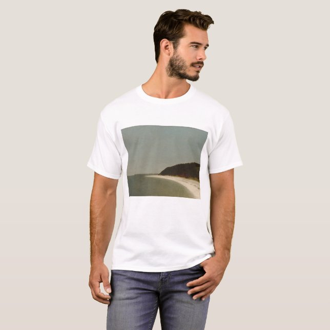 Camiseta O pescoço de Eaton, Long Island (Frente Completa)