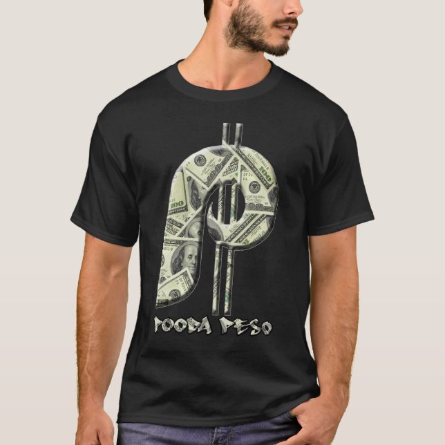Camiseta O peso de Pooda - obtenha o dinheiro (de luxe) (Frente)