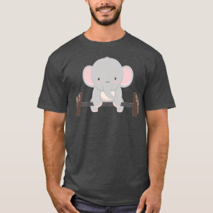 CAMISETA O PESO ELEFANTE PARA ELEVAÇÃO