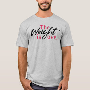 Camiseta O Peso Está Sobre Cirurgia Bariátrica