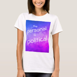 Camiseta o pessoal é político