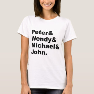 Camiseta O Peter Pan de J.M. Barrie   Peter Wendy Michael J