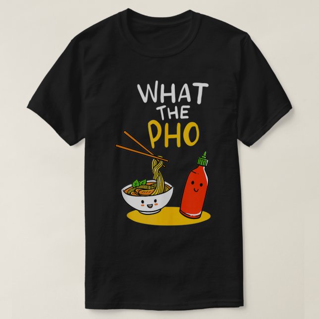 Camiseta O Pho Ramen Noodles (Frente do Design)