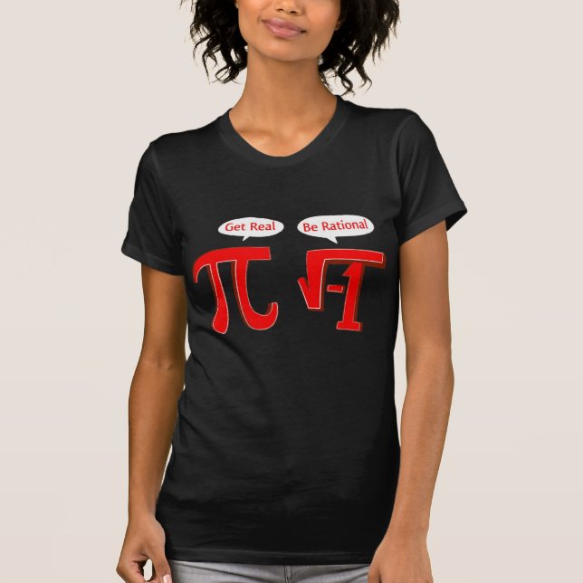 Camiseta o pi seja racional (Frente)