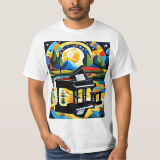 Camiseta O Piano aguarda 4