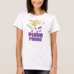 Camiseta O piano balança o presente do professor