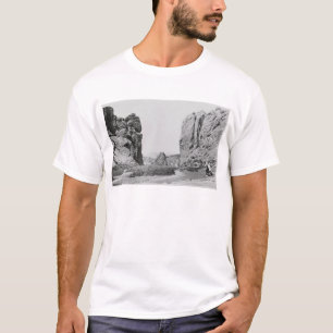 Camiseta O pico da entrada e do Pike