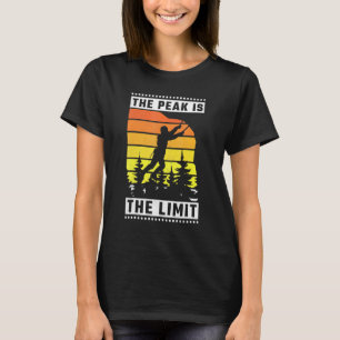 Camiseta O Pico É A Minha Pedra Limitada Subindo
