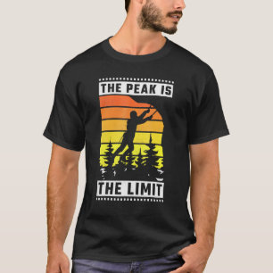 Camiseta O Pico É A Minha Pedra Limitada Subindo