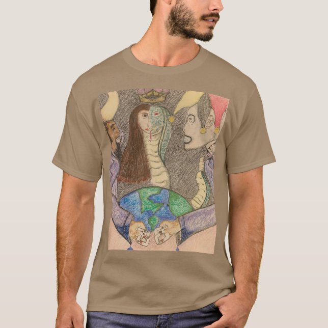 Camiseta o pijama e o ladrão (Frente)