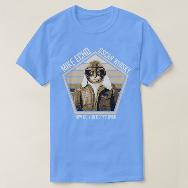 Camiseta O Piloto Cat (3) (Frente do Design)