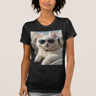 Camiseta O piloto de gatos.