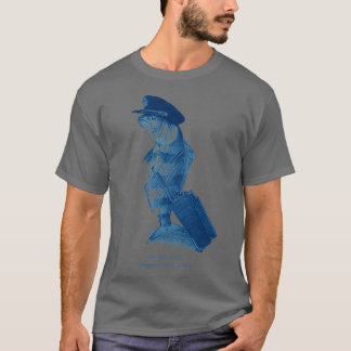 Camiseta O piloto monocromático