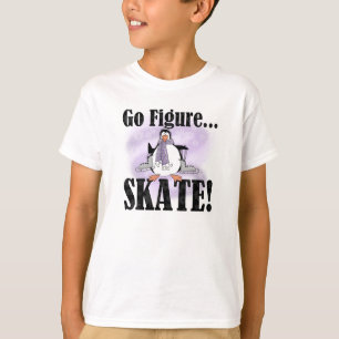 Camiseta O pinguim vai figura t-shirt do skate