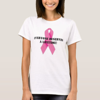 Camiseta o pink_ribbon, todos merece um l… - Personalizado