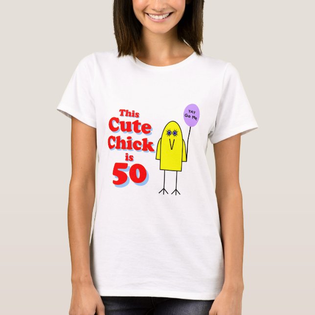 Camiseta O pintinho bonito é 50! (Frente)