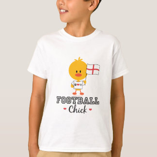 Camiseta O pintinho inglês do futebol do futebol caçoa o