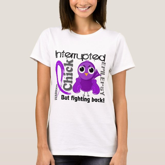 Camiseta O pintinho interrompeu a epilepsia 3 (Frente)