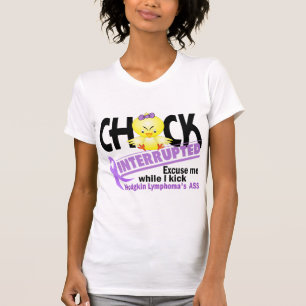Camiseta O pintinho interrompeu o linfoma de 2 Hodgkin