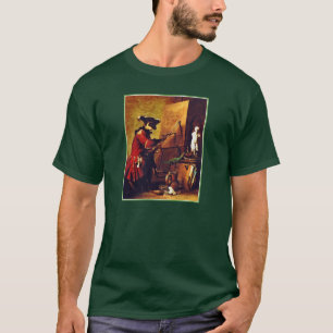 Camiseta O pintor do macaco