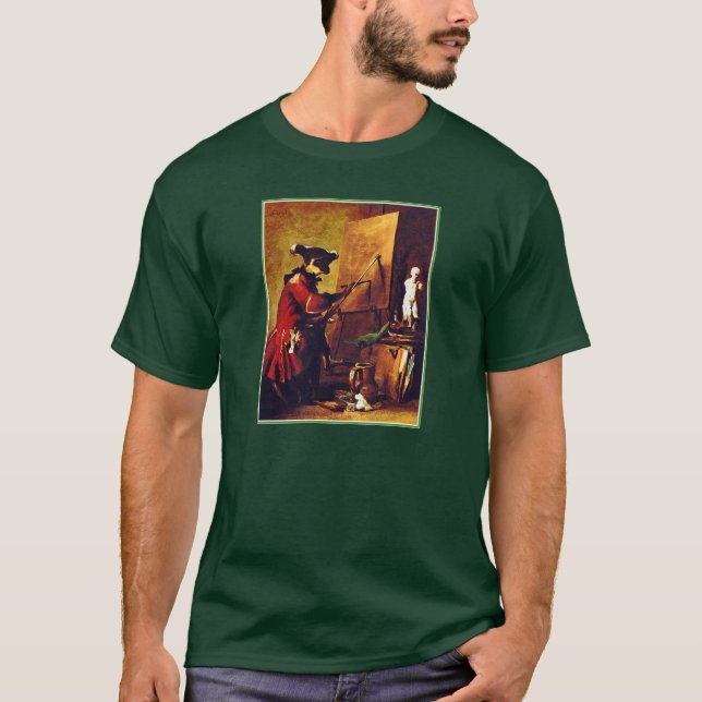 Camiseta O Pintor Macaco (Frente)
