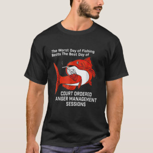 Camiseta O Pior Dia Da Pesca É O Melhor Dia Da Cou